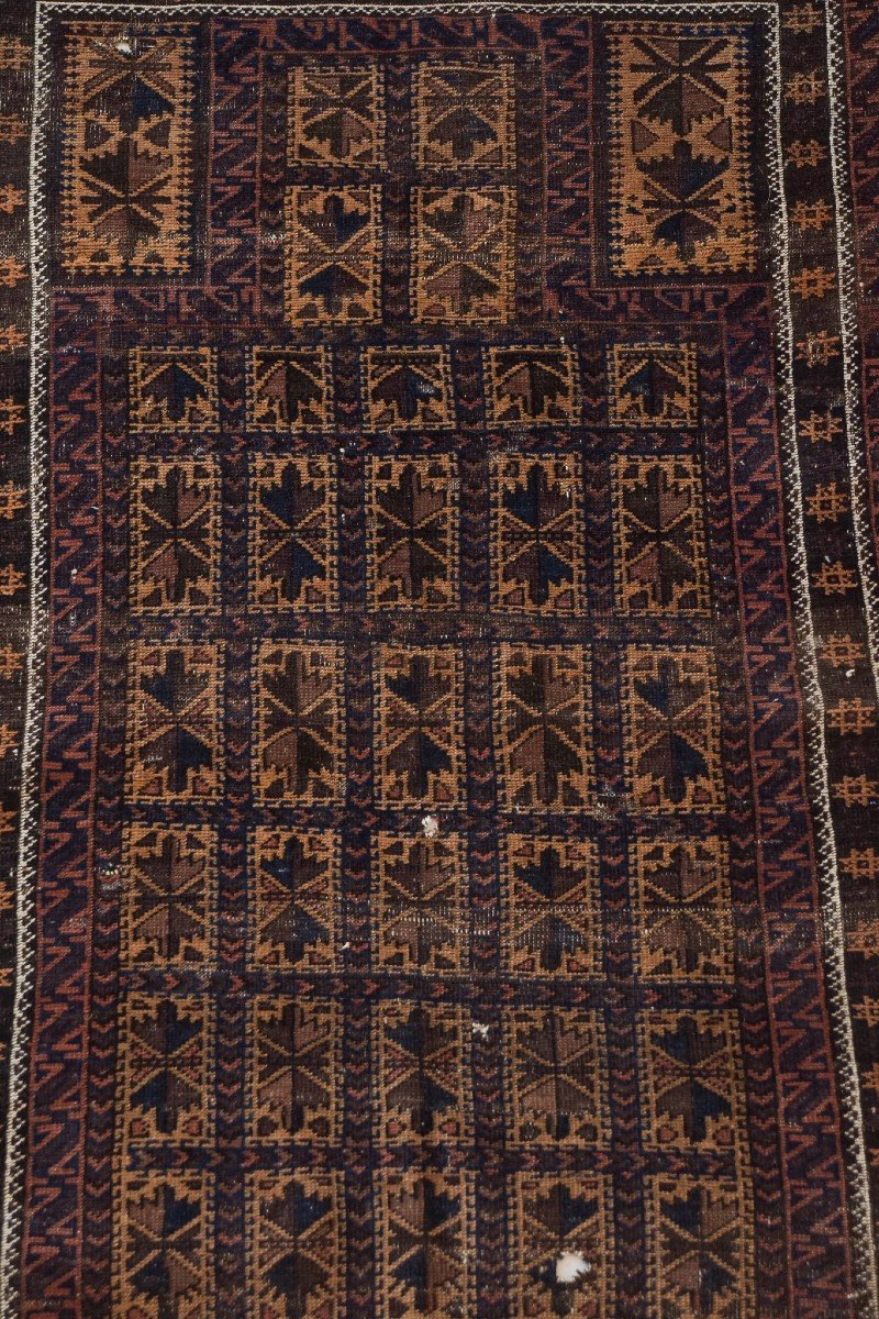 Tapis De Prière Tissé à La Main - Baluch Antique-photo-2