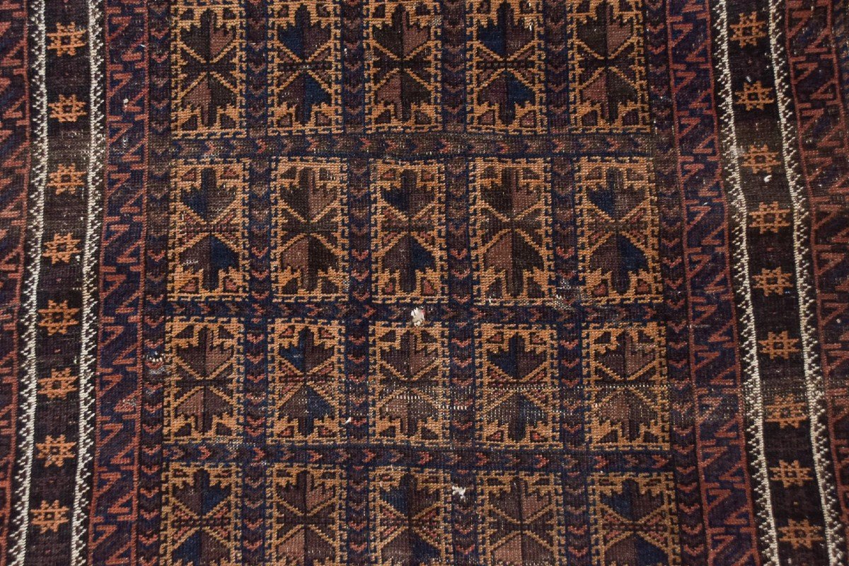 Tapis De Prière Tissé à La Main - Baluch Antique-photo-4