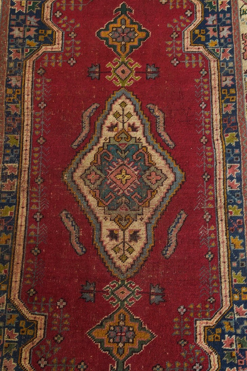 Vintage Handwoven - Red Ground Rug-photo-2