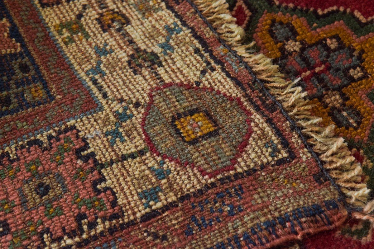 Vintage Handwoven - Red Ground Rug-photo-7