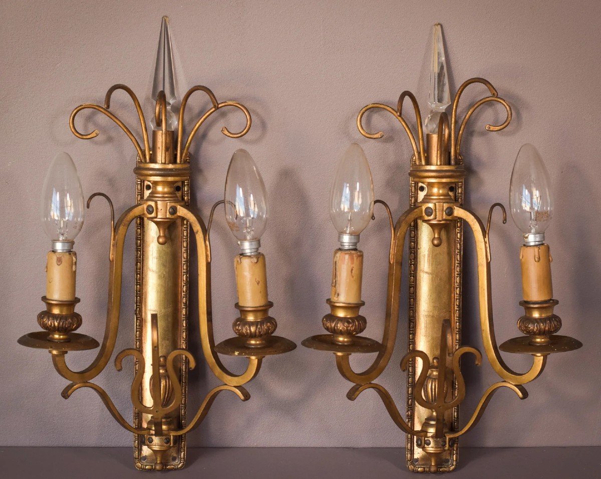 Classical High Quality - Pair Of Wall Lamps