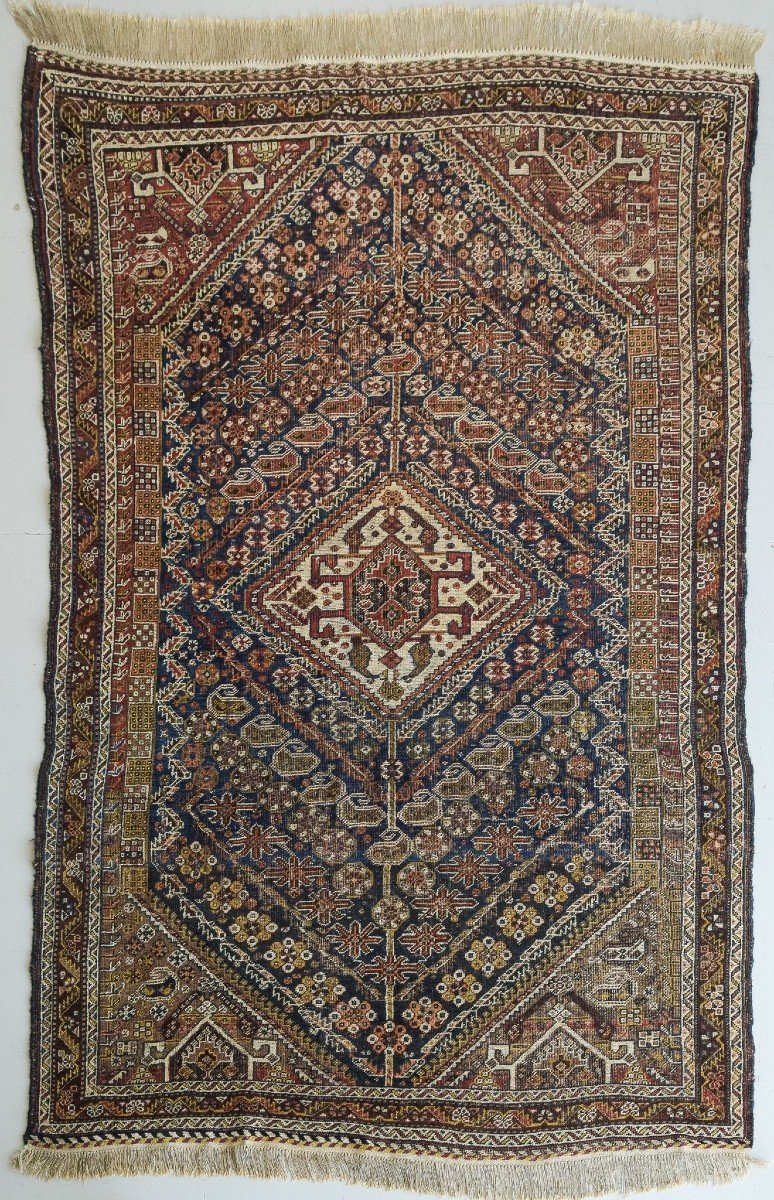 Vintage - Grand Tapis Persan Tissé à La Main