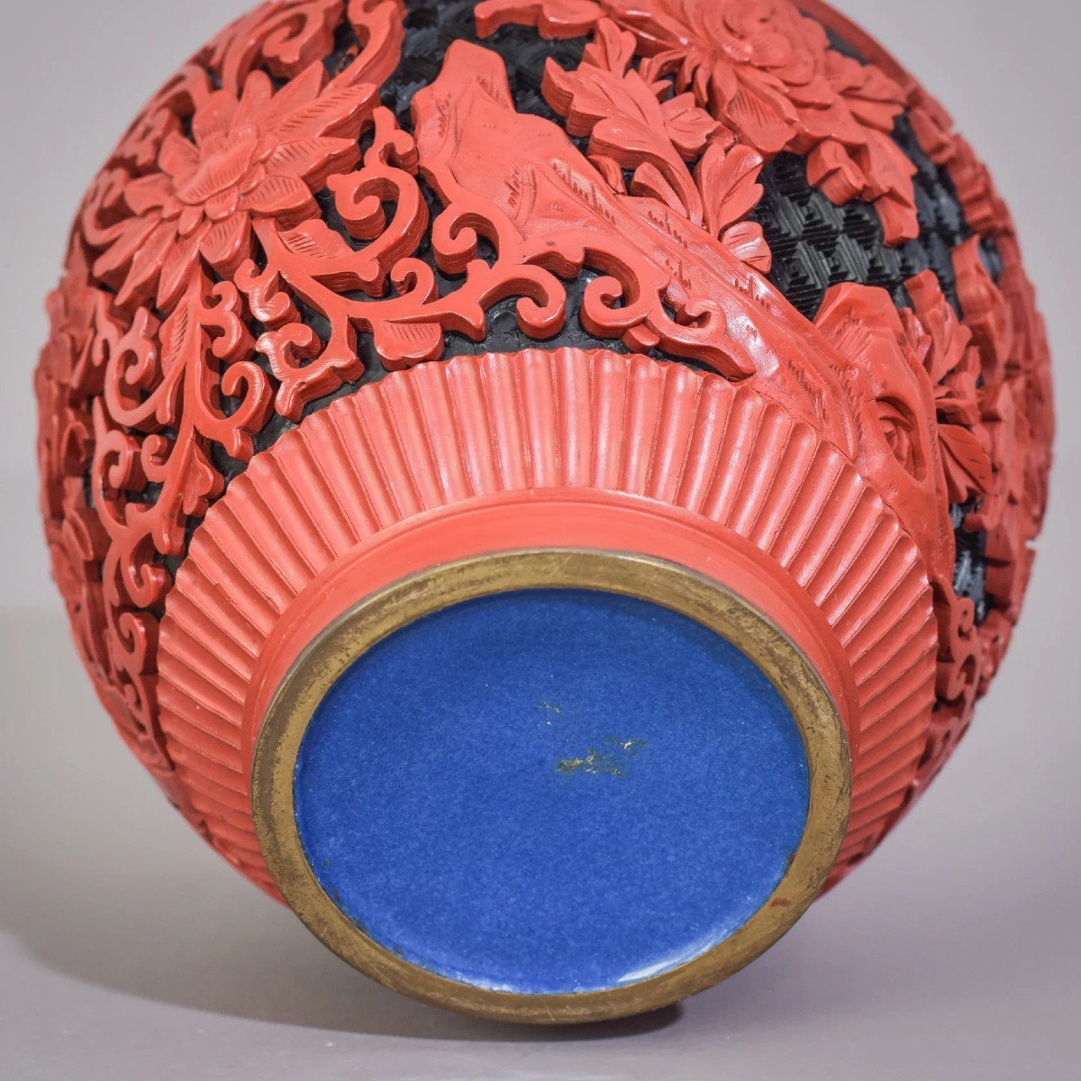 Carved And Lacquered - Chinese Ginger Jar-photo-7