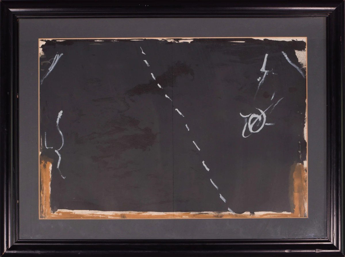 Antoni Tàpies - Lithograph From Derrière Le Miroir N 168 (1967)-photo-2