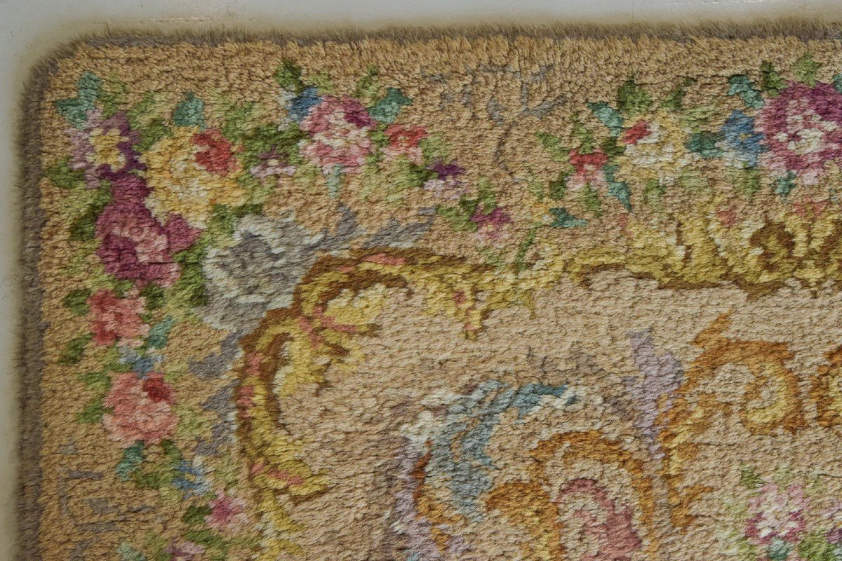 Vintage - Handwoven Spanish Rug-photo-2