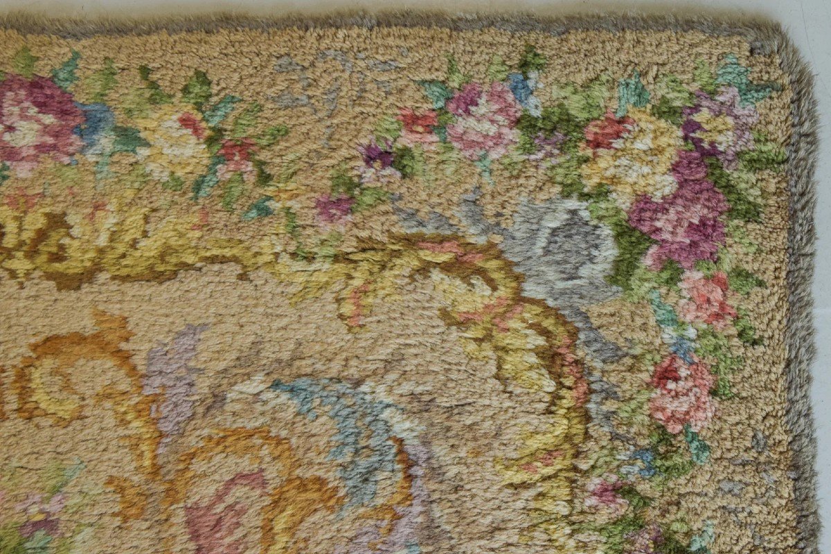 Vintage - Handwoven Spanish Rug-photo-3