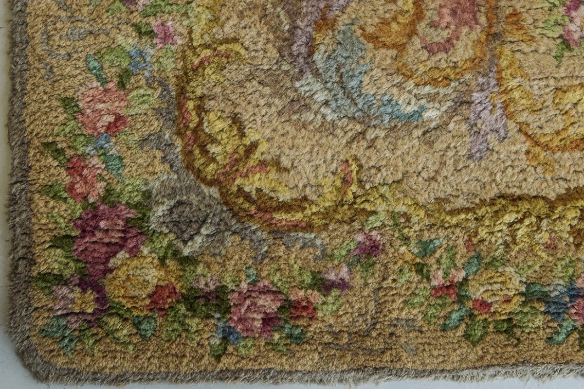 Vintage - Handwoven Spanish Rug-photo-4