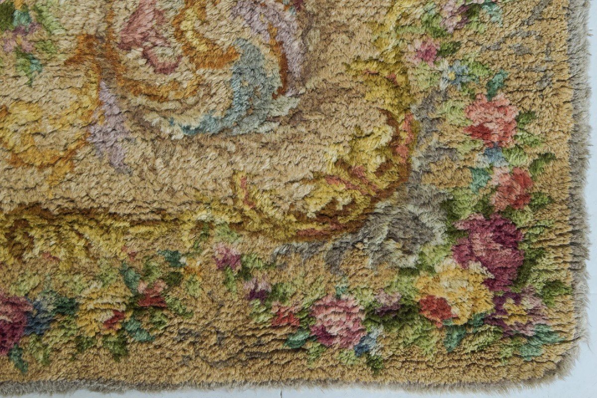 Vintage - Handwoven Spanish Rug-photo-5