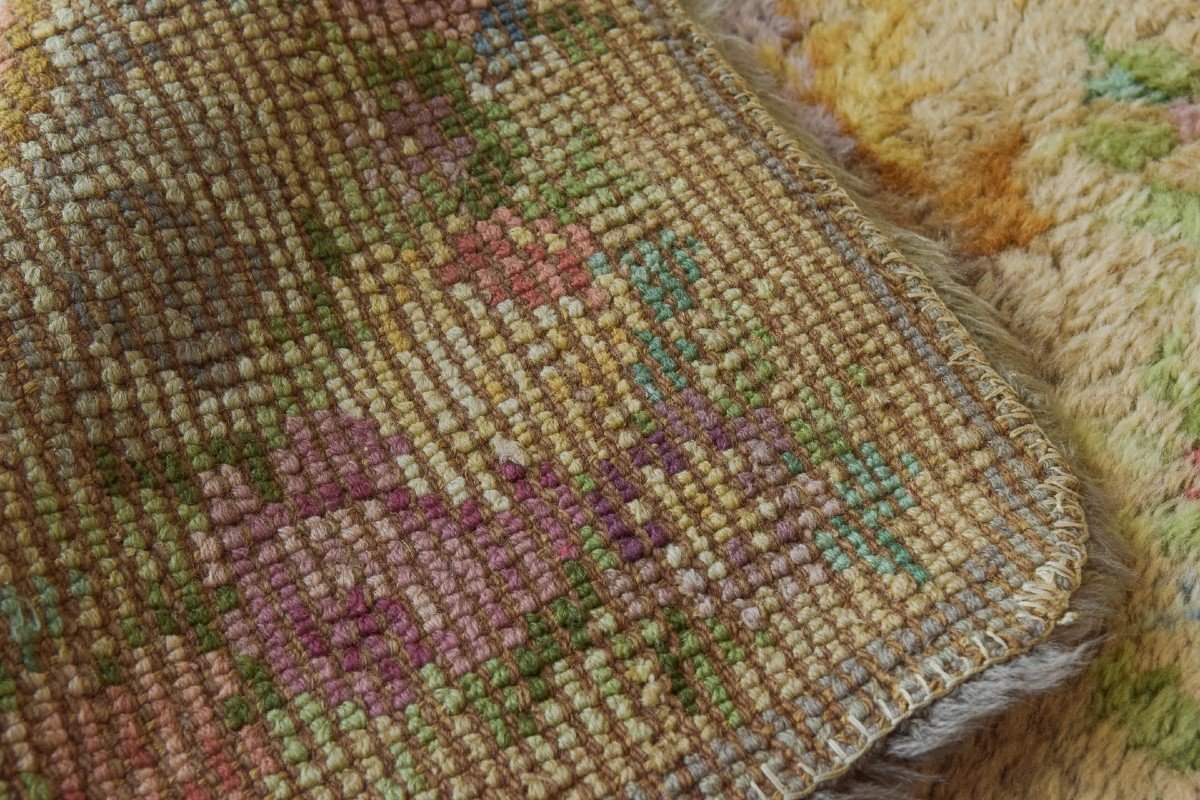 Vintage - Handwoven Spanish Rug-photo-7