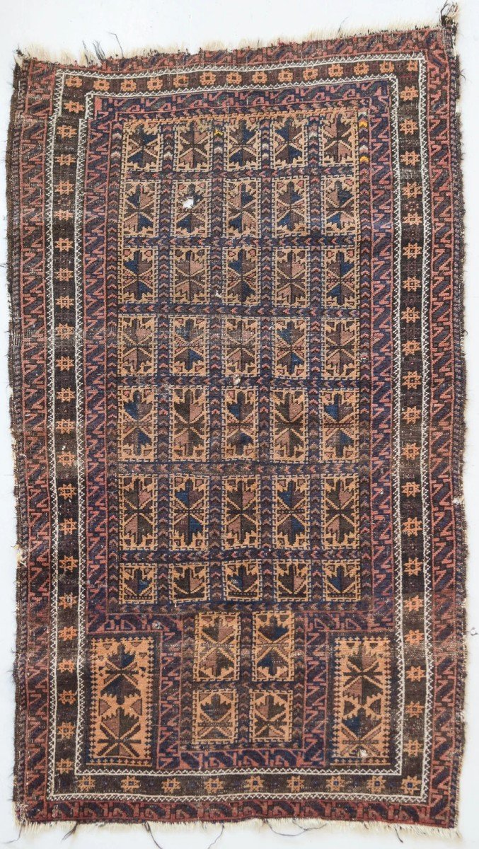 Tapis Tribal Persan Intéressant - Fait Main