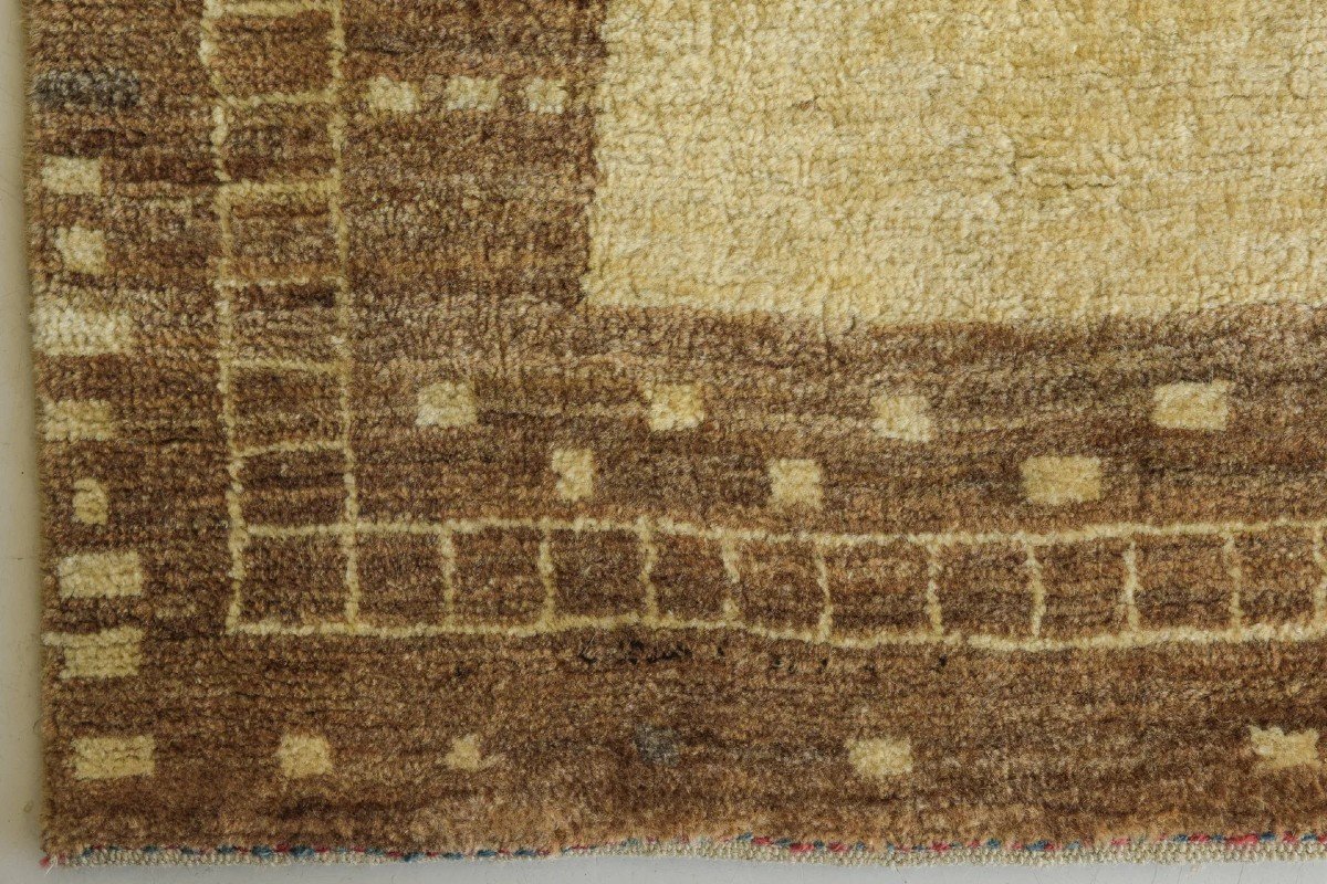 Modernist - Handwoven Beige Rug-photo-3