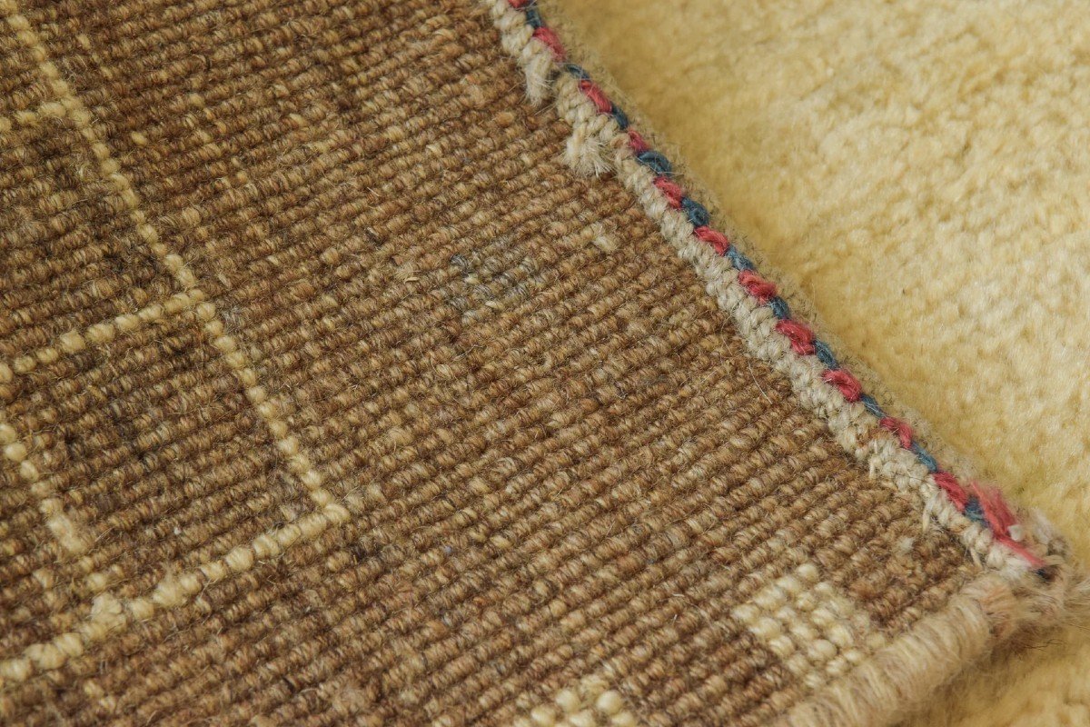 Tapis Beige Tissé à La Main - Moderniste-photo-6