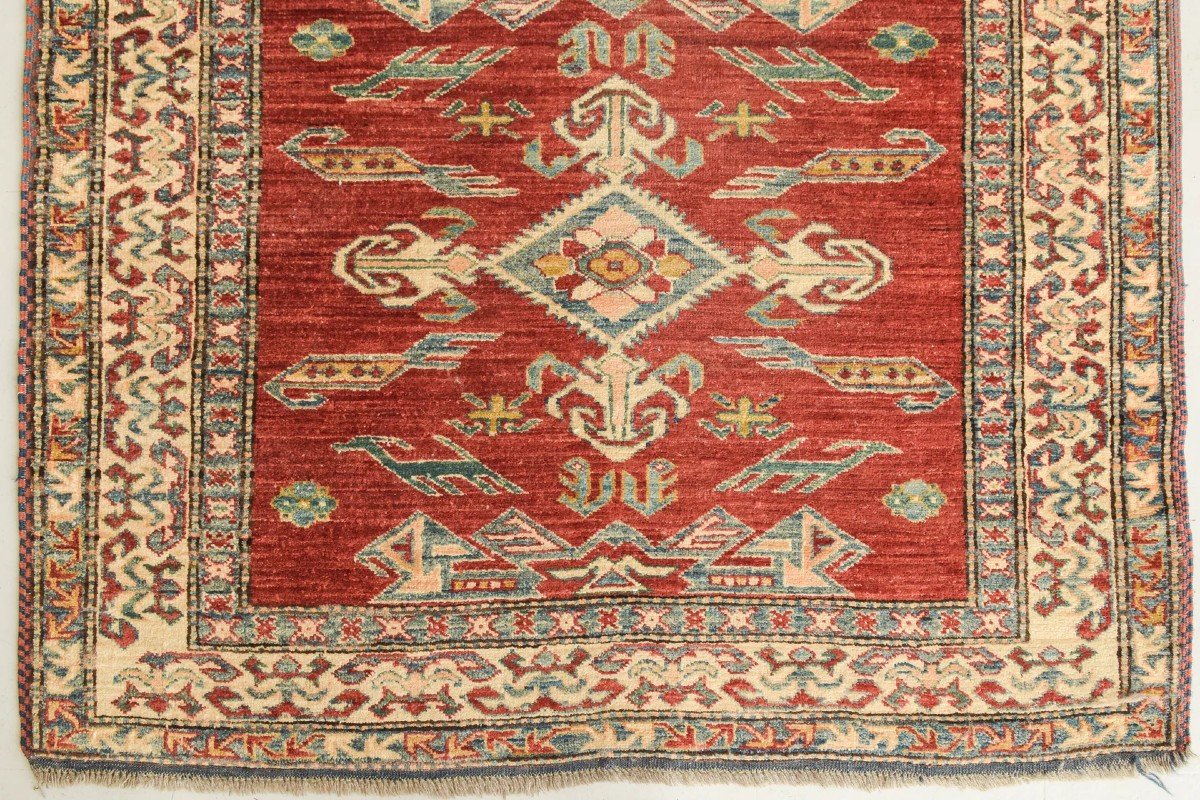 Vintage Tissé à La Main - Tapis Gooch Kazak-photo-1