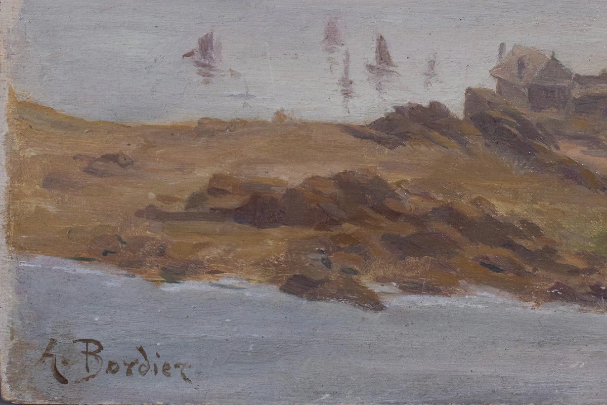 'en Plein Air - Impressionist Seascape Study-photo-1