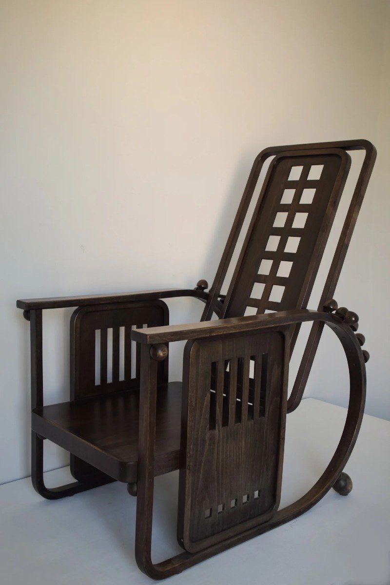 Josef Hoffmann - 'sitzmaschine' Style Chair Or Original-photo-3