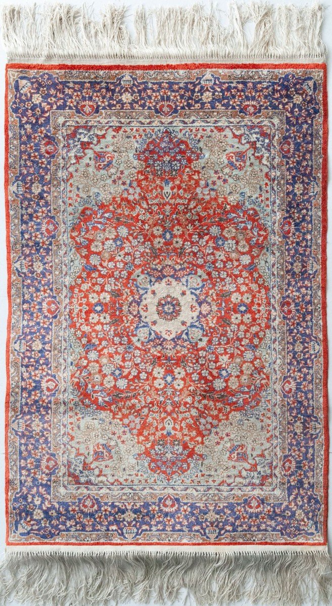 Ghoum Hand Woven Silk - Vintage Rug