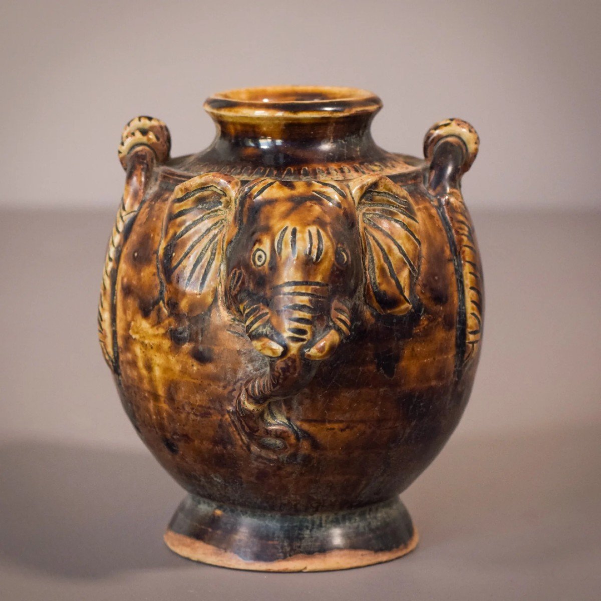 Vase à Tête d'éléphant - Céramique