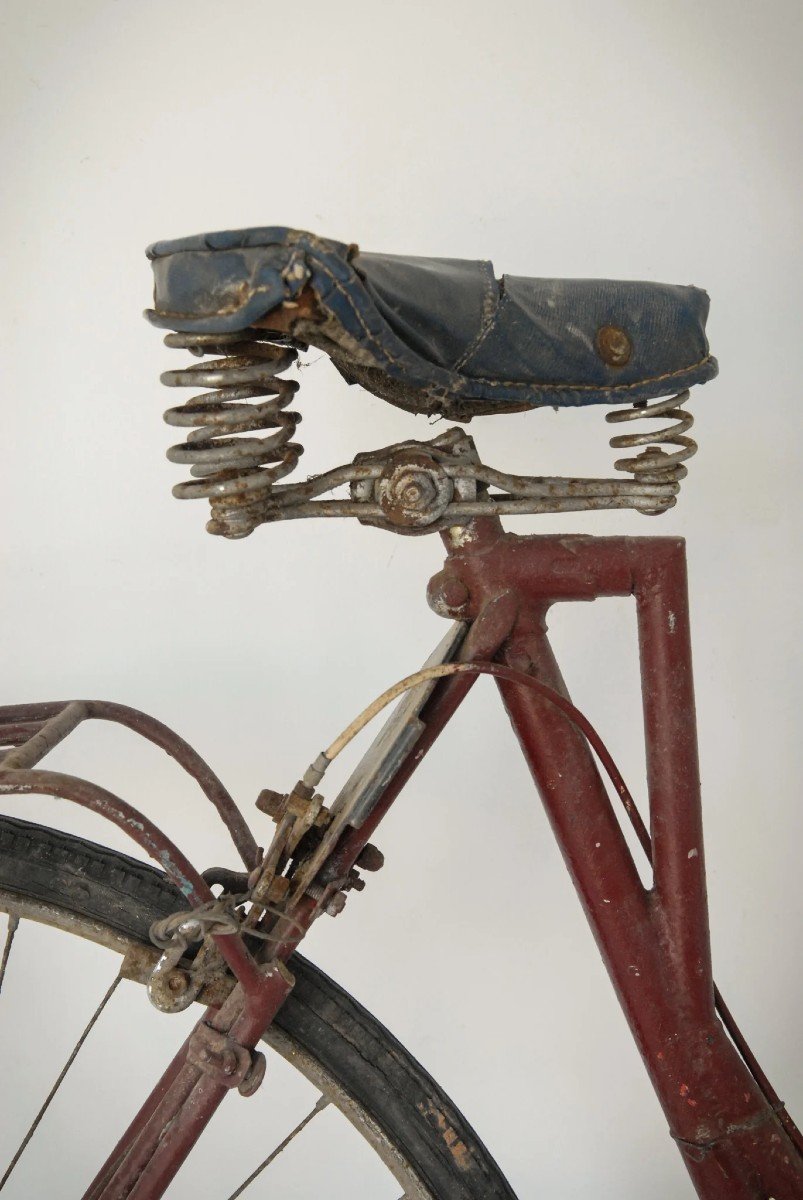 Antique Red Bicycle - By 'cycle A.t.s.'-photo-2