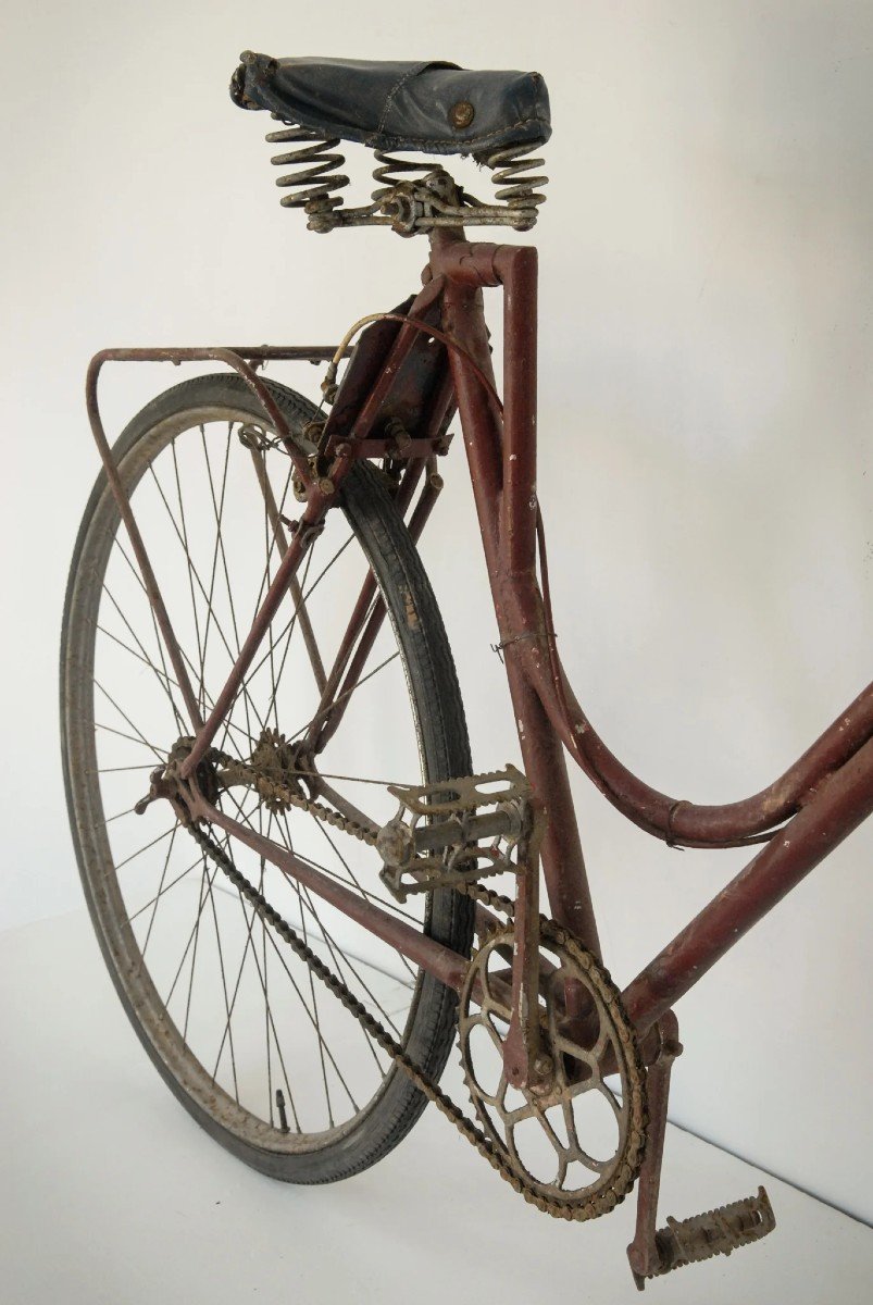 Antique Red Bicycle - By 'cycle A.t.s.'-photo-1