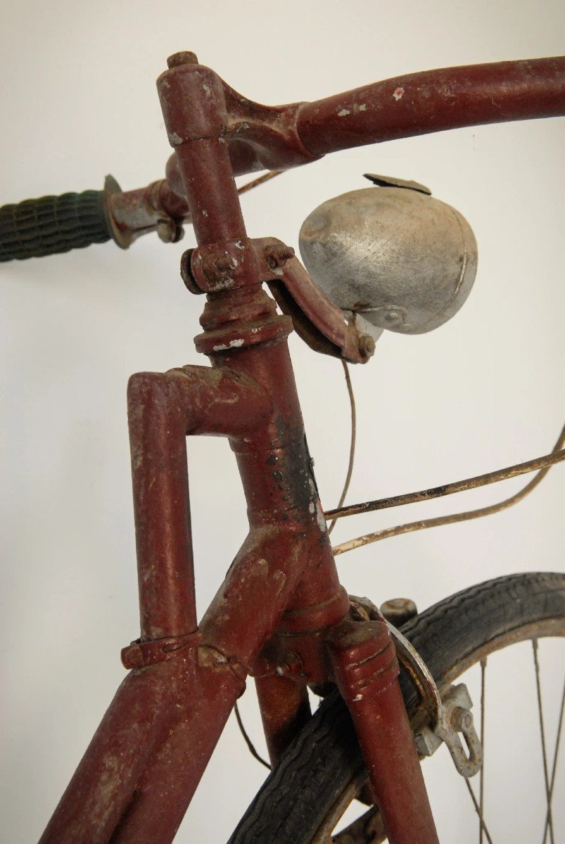 Antique Red Bicycle - By 'cycle A.t.s.'-photo-5