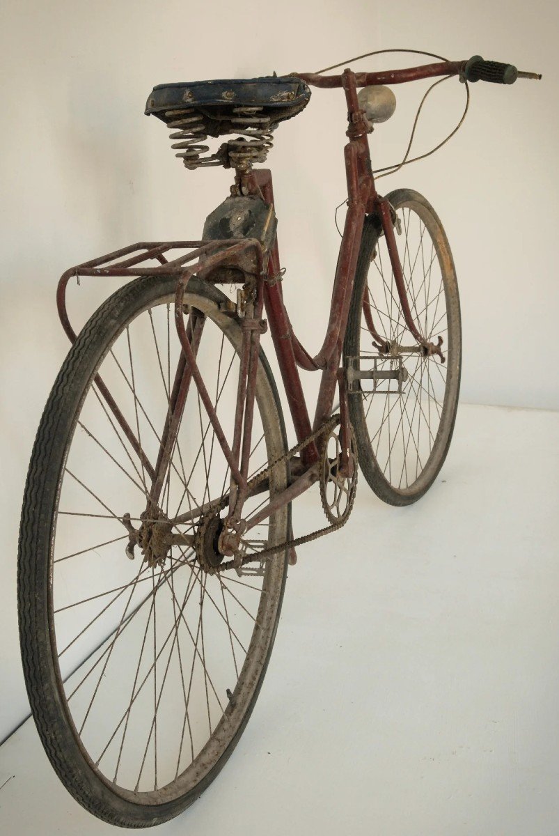 Antique Red Bicycle - By 'cycle A.t.s.'-photo-6