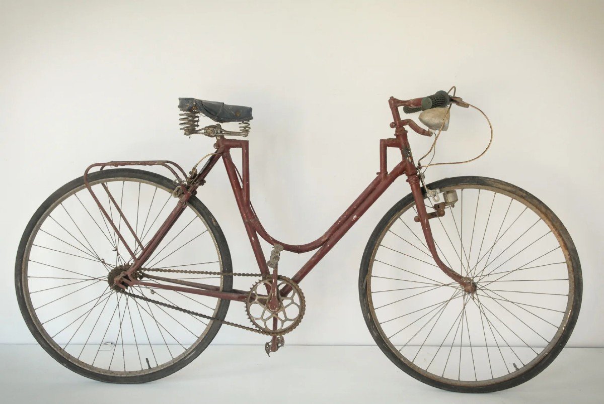 Antique Red Bicycle - By 'cycle A.t.s.'