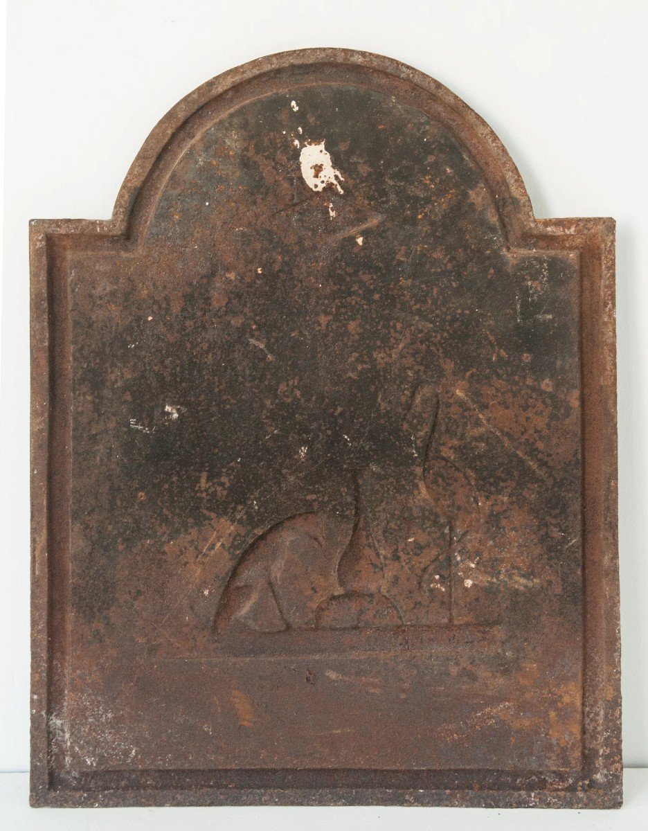 Iron Plaque - 'the Fox And The Stork'-photo-3