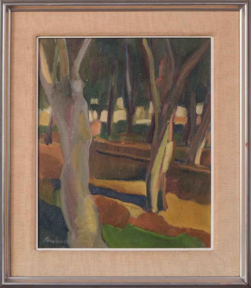 Follower Of Paul Gauguin - Forest Landscape-photo-2