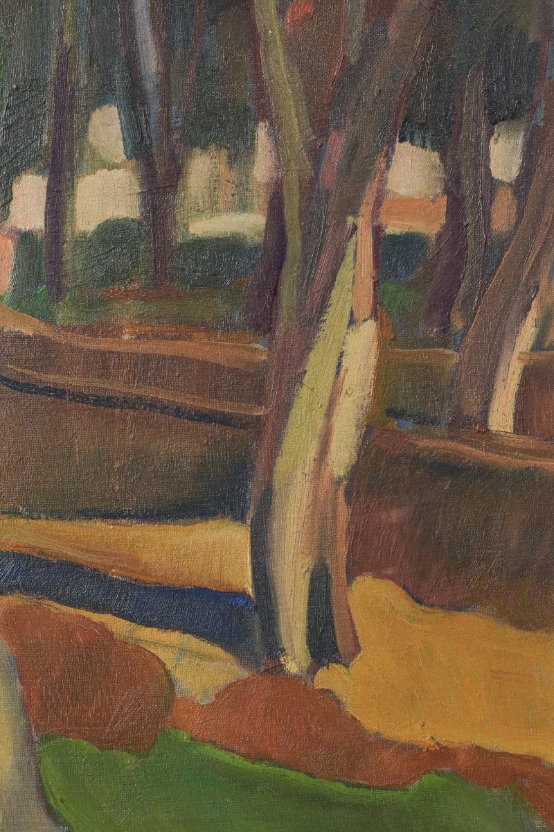 Follower Of Paul Gauguin - Forest Landscape-photo-3