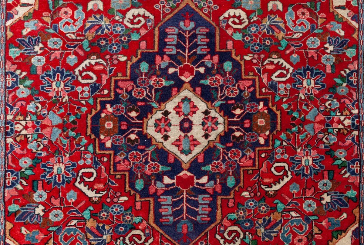 Tapis Persan Sarugh - Vintage - Tissé à La Main-photo-3