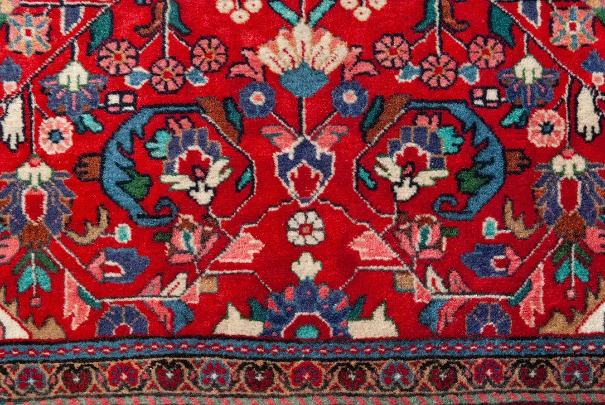 Tapis Persan Sarugh - Vintage - Tissé à La Main-photo-1