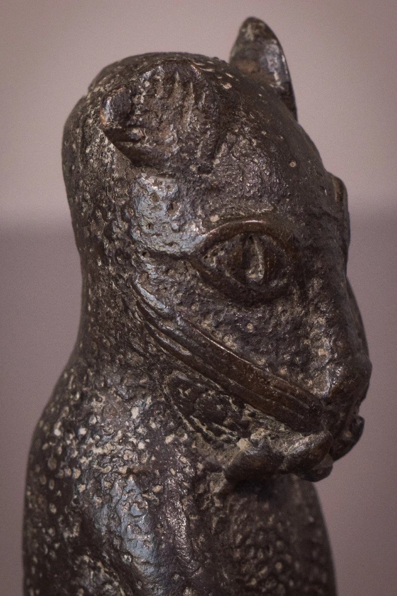 African - Benin Bronze Leopard-photo-2