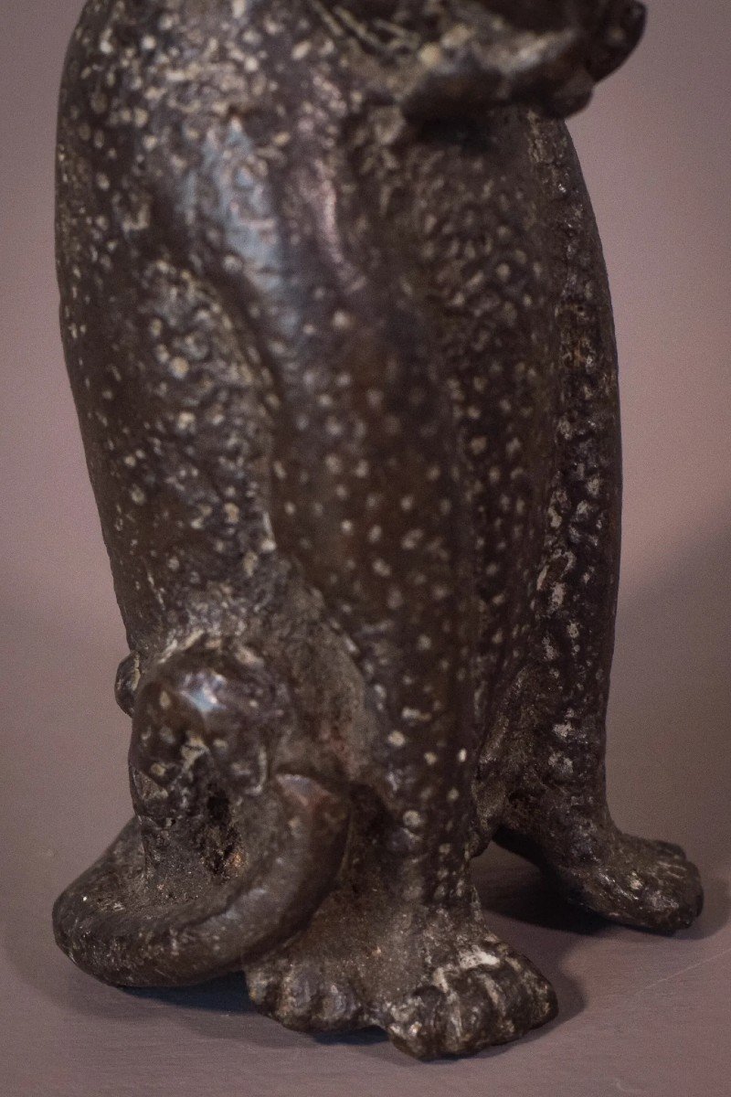 African - Benin Bronze Leopard-photo-3