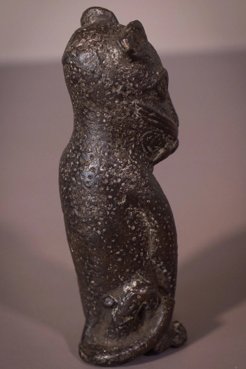 African - Benin Bronze Leopard-photo-6