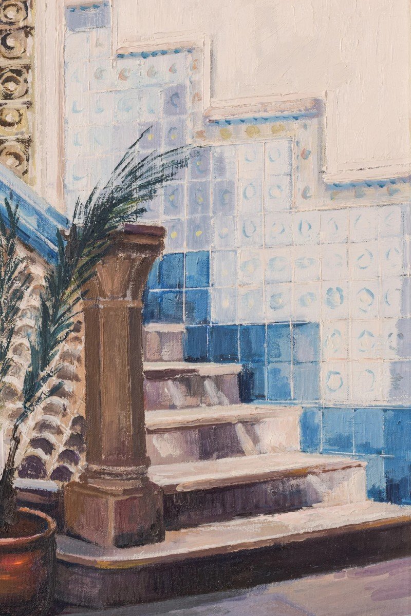 Josep Maria Vayreda Canadell - Study Of A Courtyard-photo-4