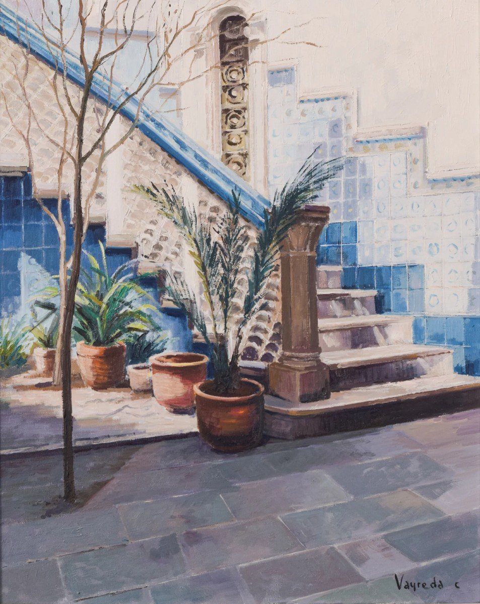 Josep Maria Vayreda Canadell - Study Of A Courtyard