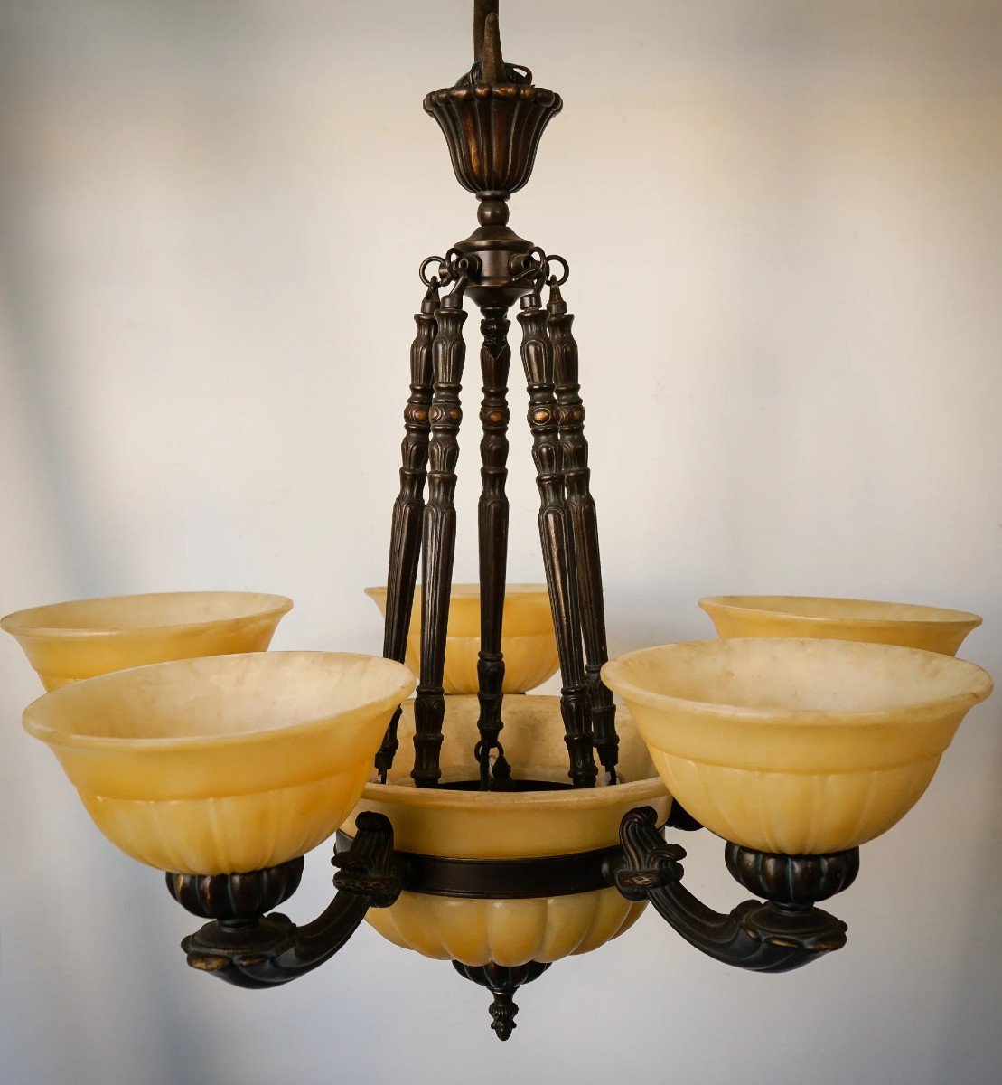 Alabaster (reconstituted) - Chandelier