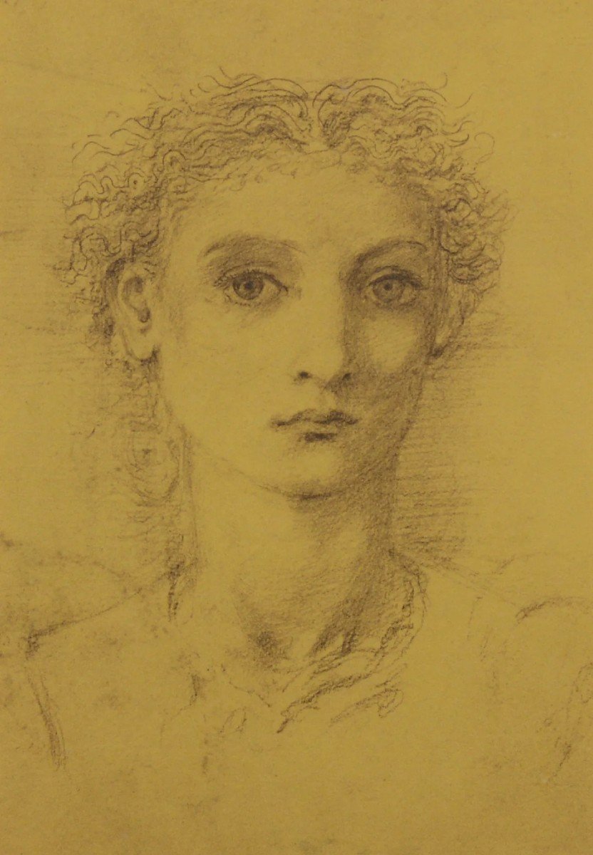 Portrait De Maria Zambaco - Burne-jones Ou Charles Fairfax Murray