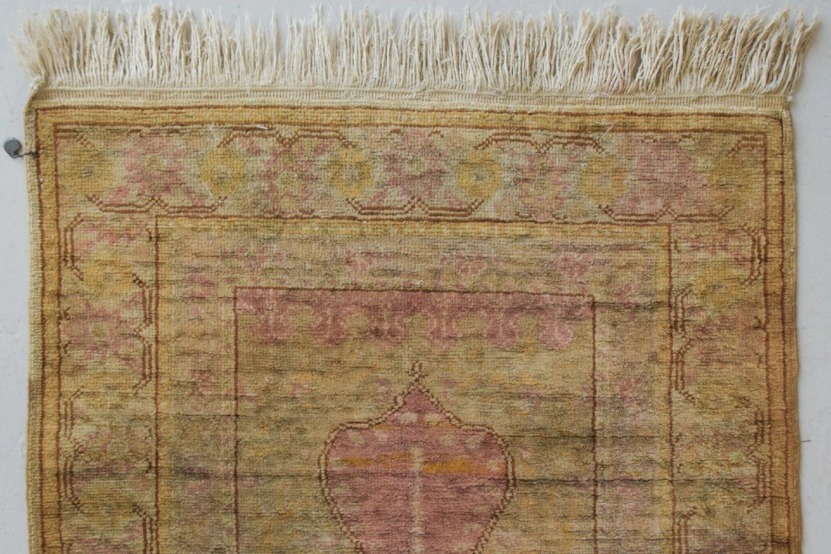 Tapis Turc Tissé à La Main Vintage-photo-3