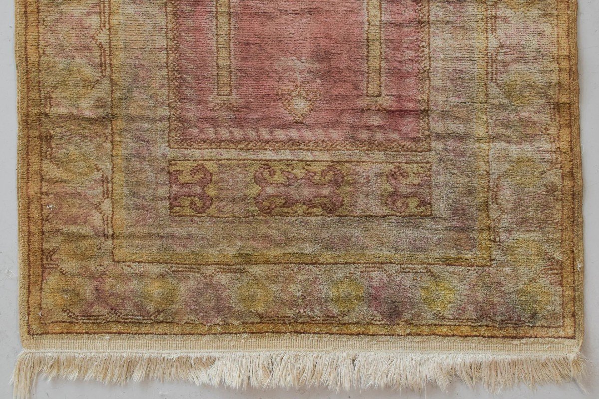 Tapis Turc Tissé à La Main Vintage-photo-4