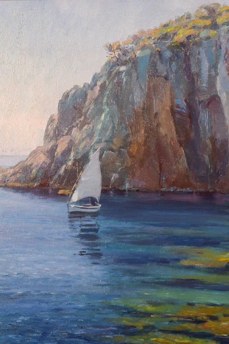 Ricard Tarrega Viladoms - Paysage De Cala Espagnole-photo-3