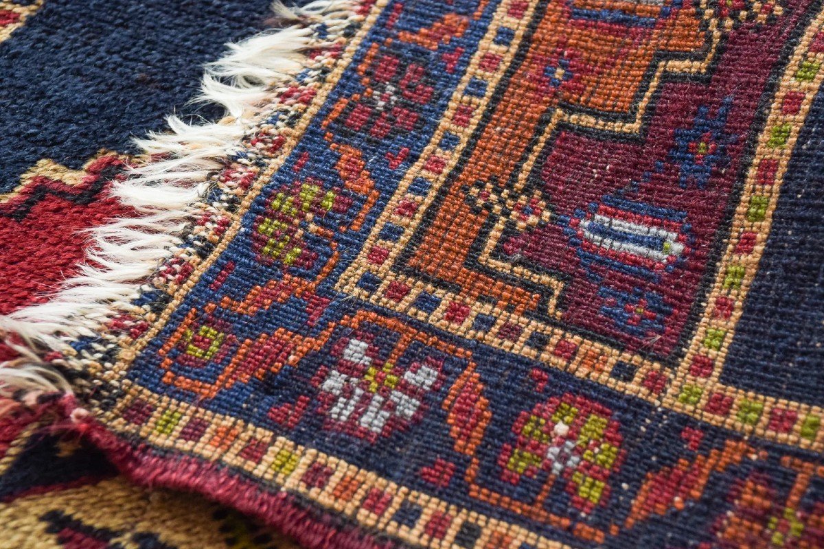 Interesting Handwoven - Oriental Tribal Rug-photo-3