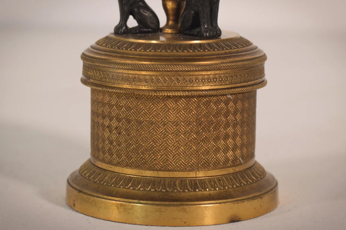 Bronze - Empire Inkwell-photo-3