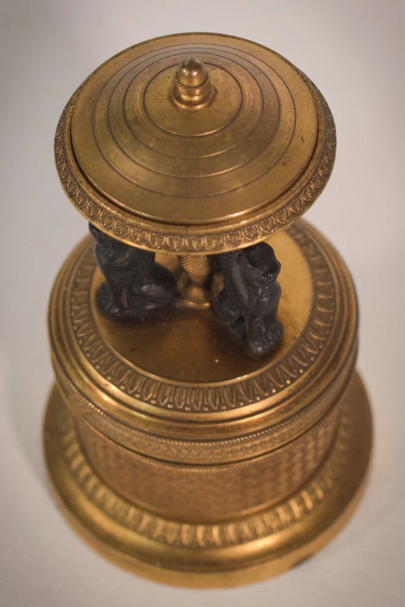 Bronze - Empire Inkwell-photo-4