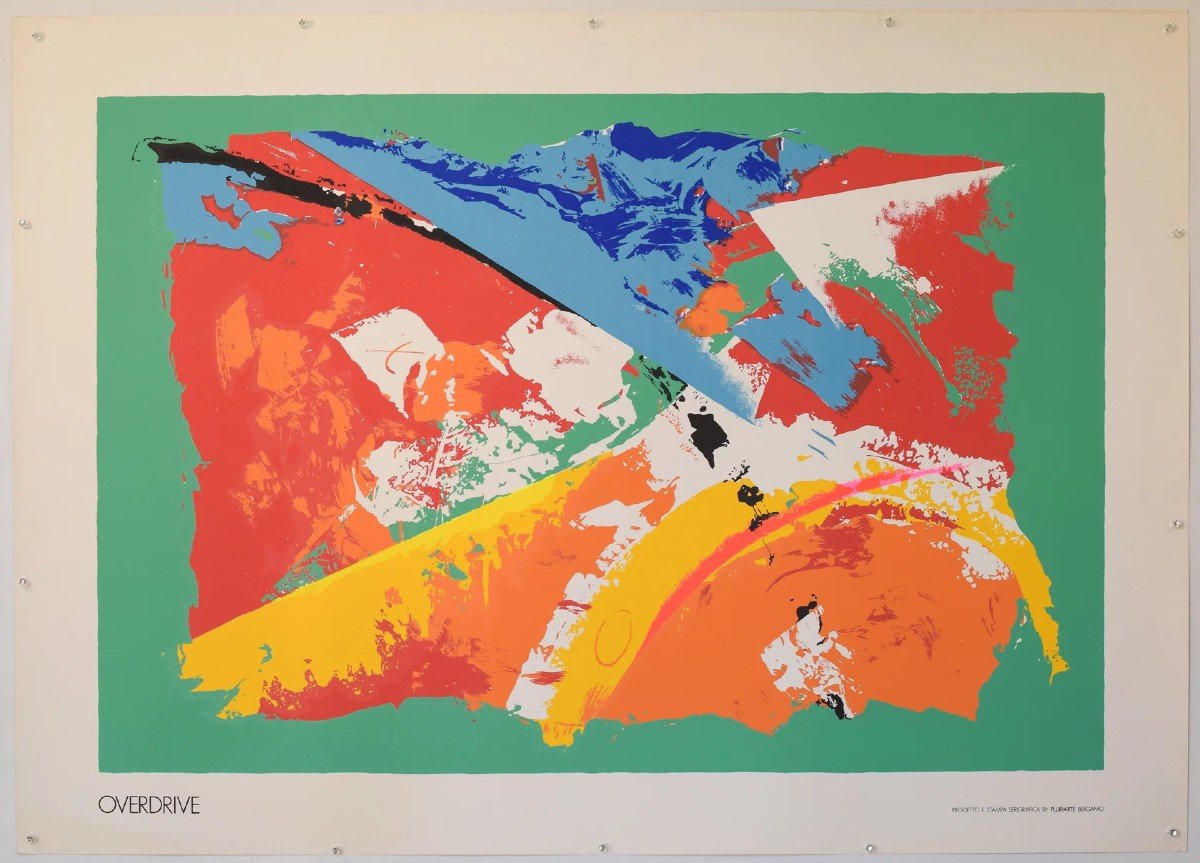 14 Grandes Affiches Originales d'Exposition d'Artistes En Lithographie-photo-2