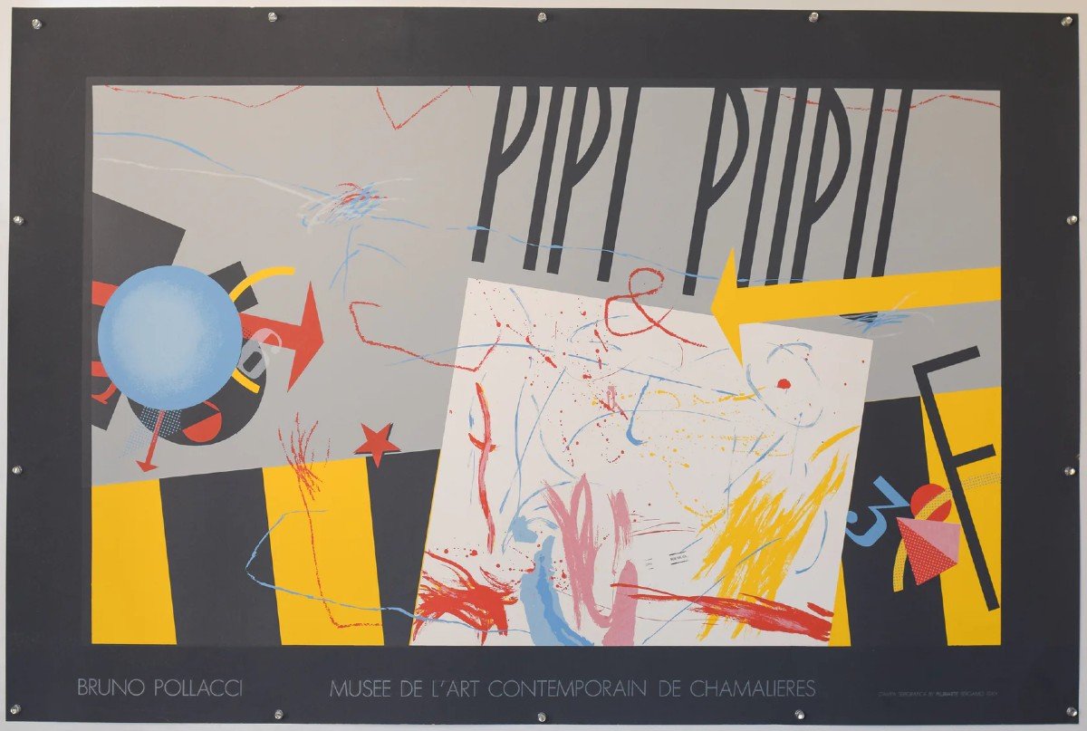 14 Grandes Affiches Originales d'Exposition d'Artistes En Lithographie-photo-5