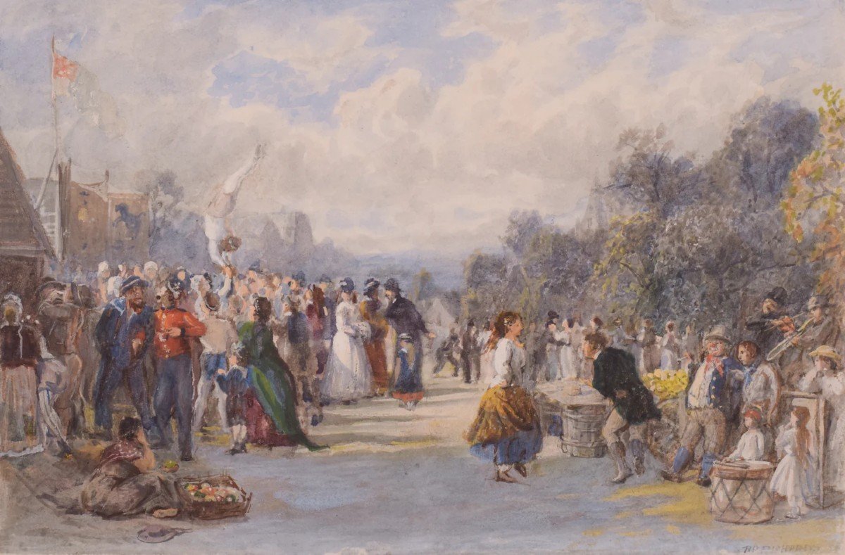 Richard Peter Richards - La Foire Du Village Et l'Acrobate