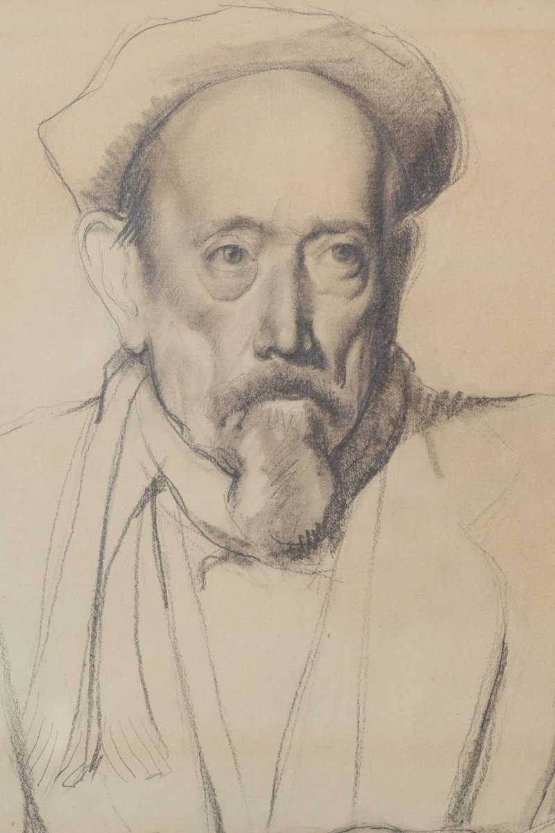 Amador Garrell I Soto - Pencil Study Of A Imam-photo-3