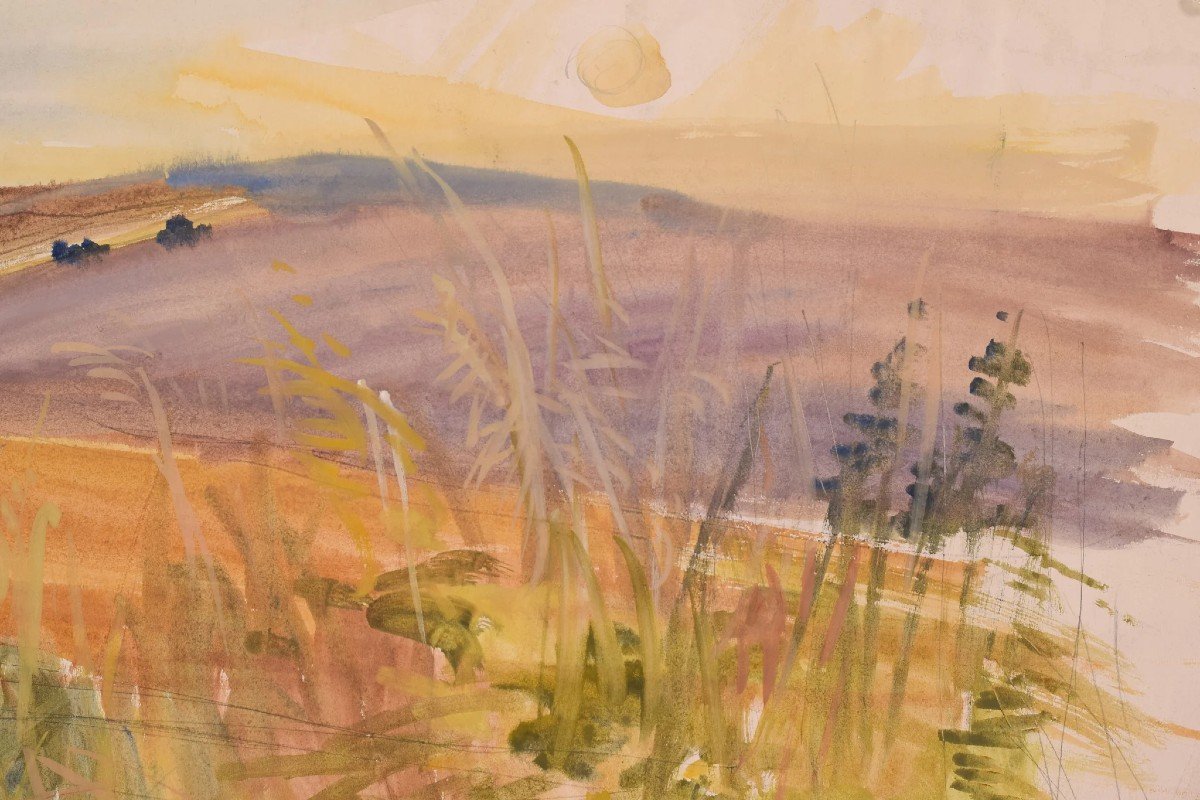 Étude de paysage - Aquarelle-photo-2