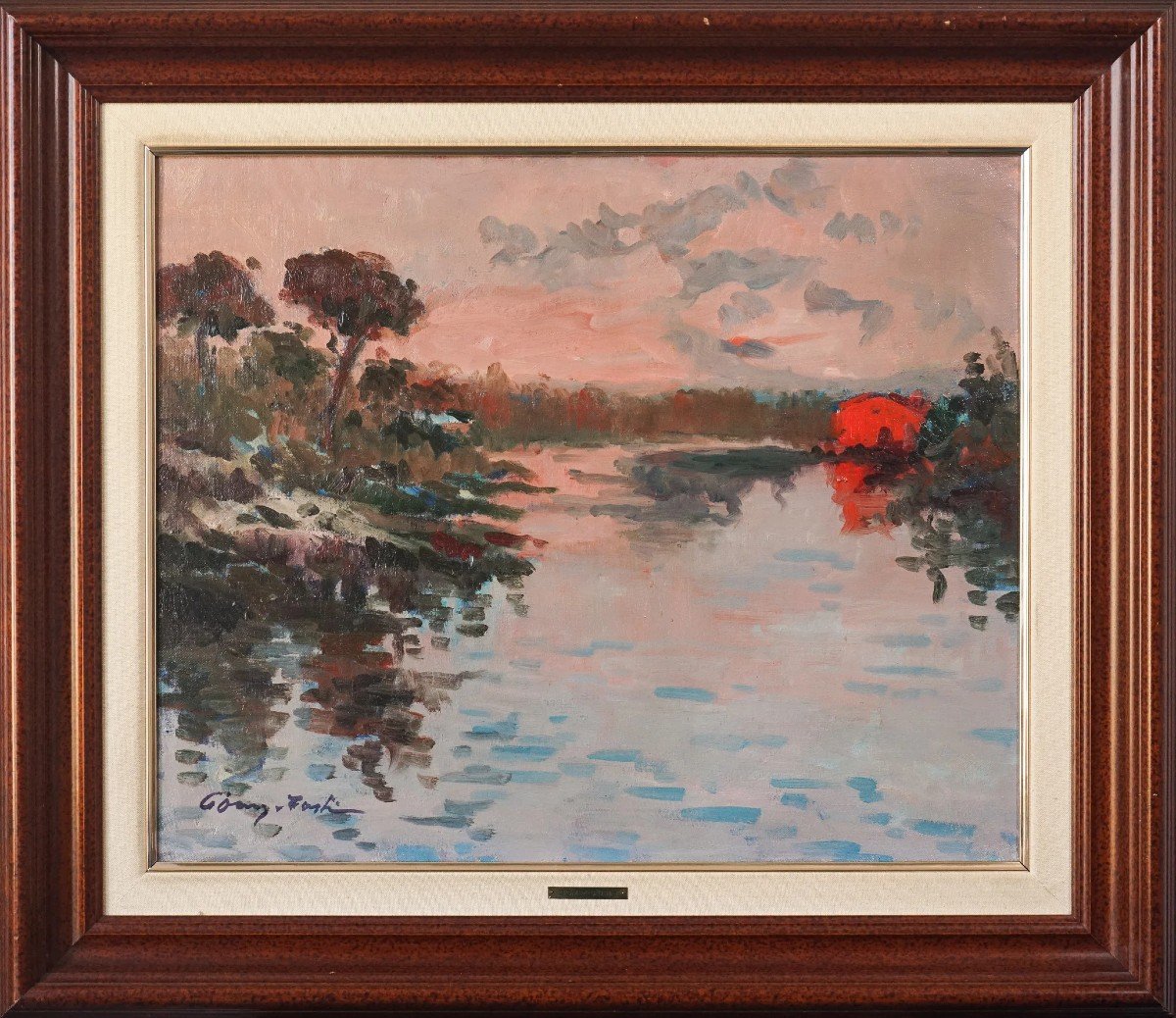 Gómez Fusté - Large Post Impressionist Sunset-photo-2